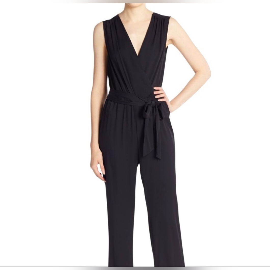 Diane Von Furstenberg Rawena Black Jumpsuit